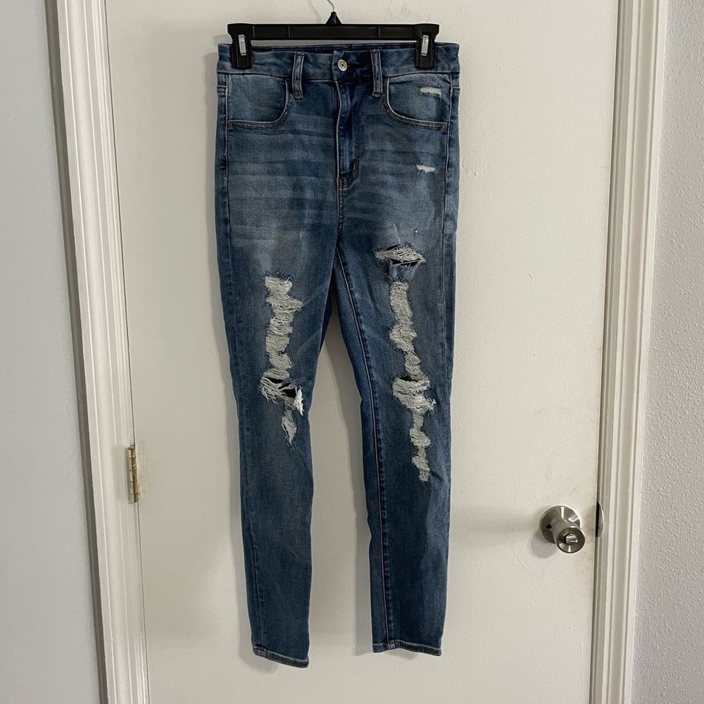 COPY - American Eagle size 6 Curvy High rise jean legging